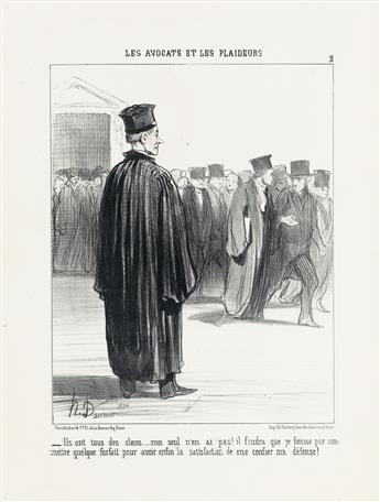 HONORÉ DAUMIER Les Avocats et les Plaideurs.